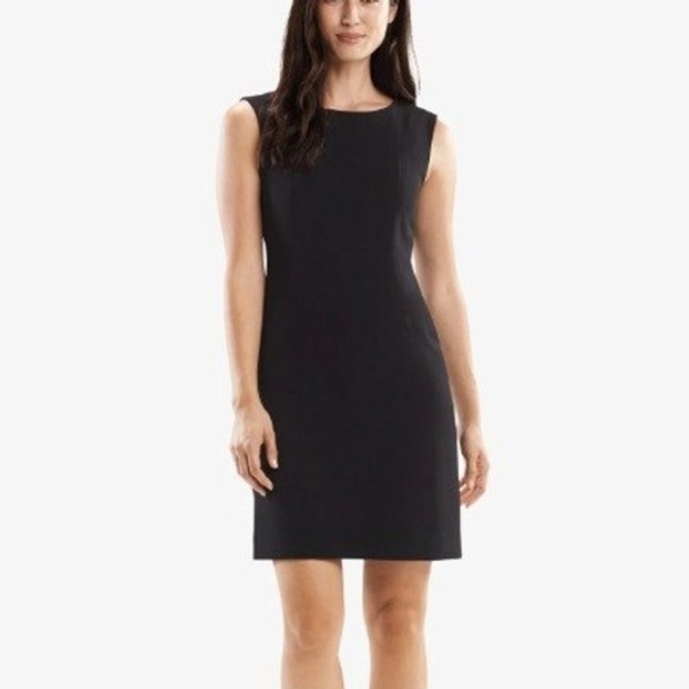 MM Lafleur Black Sleeveless Sheath Dress